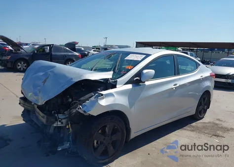 2013 Hyundai Elantra Gls from USA, damaged, VIN KMHDH4AEXDU921969